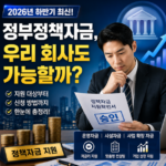 정부정책자금 대출조건 신청방법