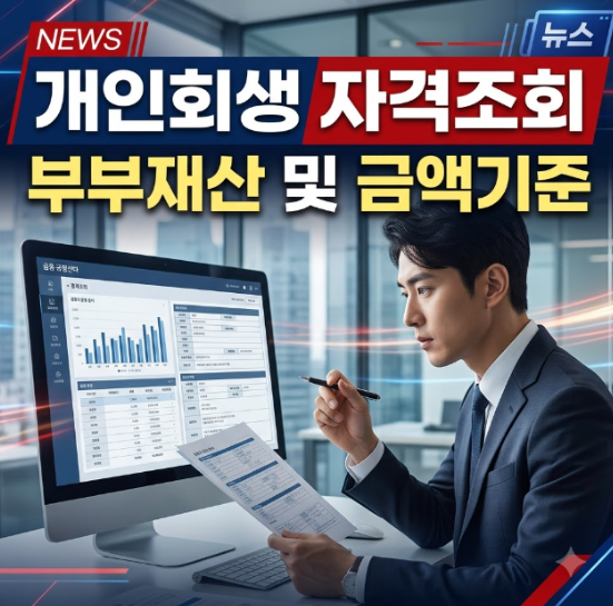 개인회생신청자격조회 부부 재산 기준 및 최소 채무 금액 총정리 1 image 31