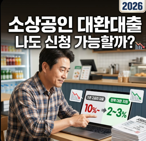 소상공인을 위한 현명한 대환대출 활용 가이드 1 소상공인 대환대출